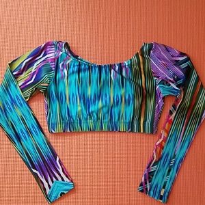 BROFIT yoga crop top. long sleeved